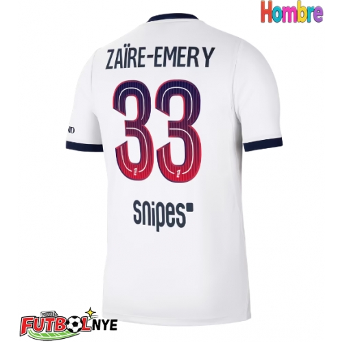 Camiseta Paris Saint-Germain Warren Zaire-Emery #33 Visitante Equipación 2026-27 manga corta